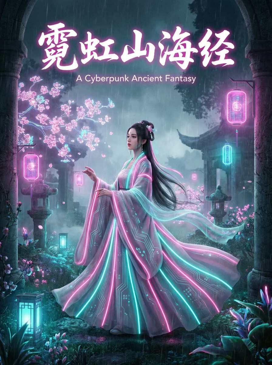 l改变世界 古风奇缘短剧 - 霓虹山海经海报